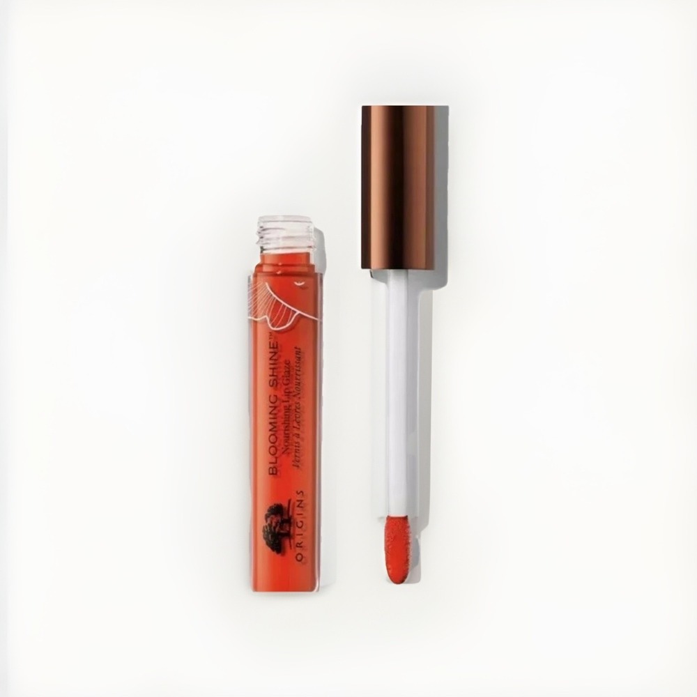 Origins, Blooming Shine, Lip Gloss, 04, Zinnia Zing, 2.6 ml